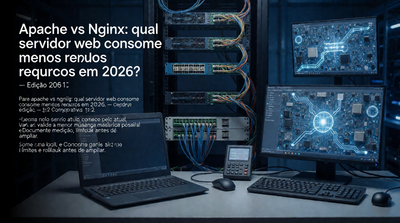 Infraestrutura de servidores e cloud: Apache vs Nginx: qual servidor web consome menos recursos em 2026?: checklist de produção