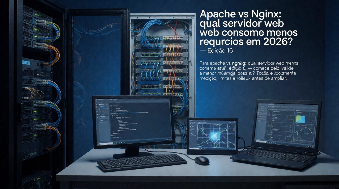 Infraestrutura de servidores e cloud: Apache vs Nginx: qual servidor web consome menos recursos em 2026?: como medir antes de mudar — cenário 18
