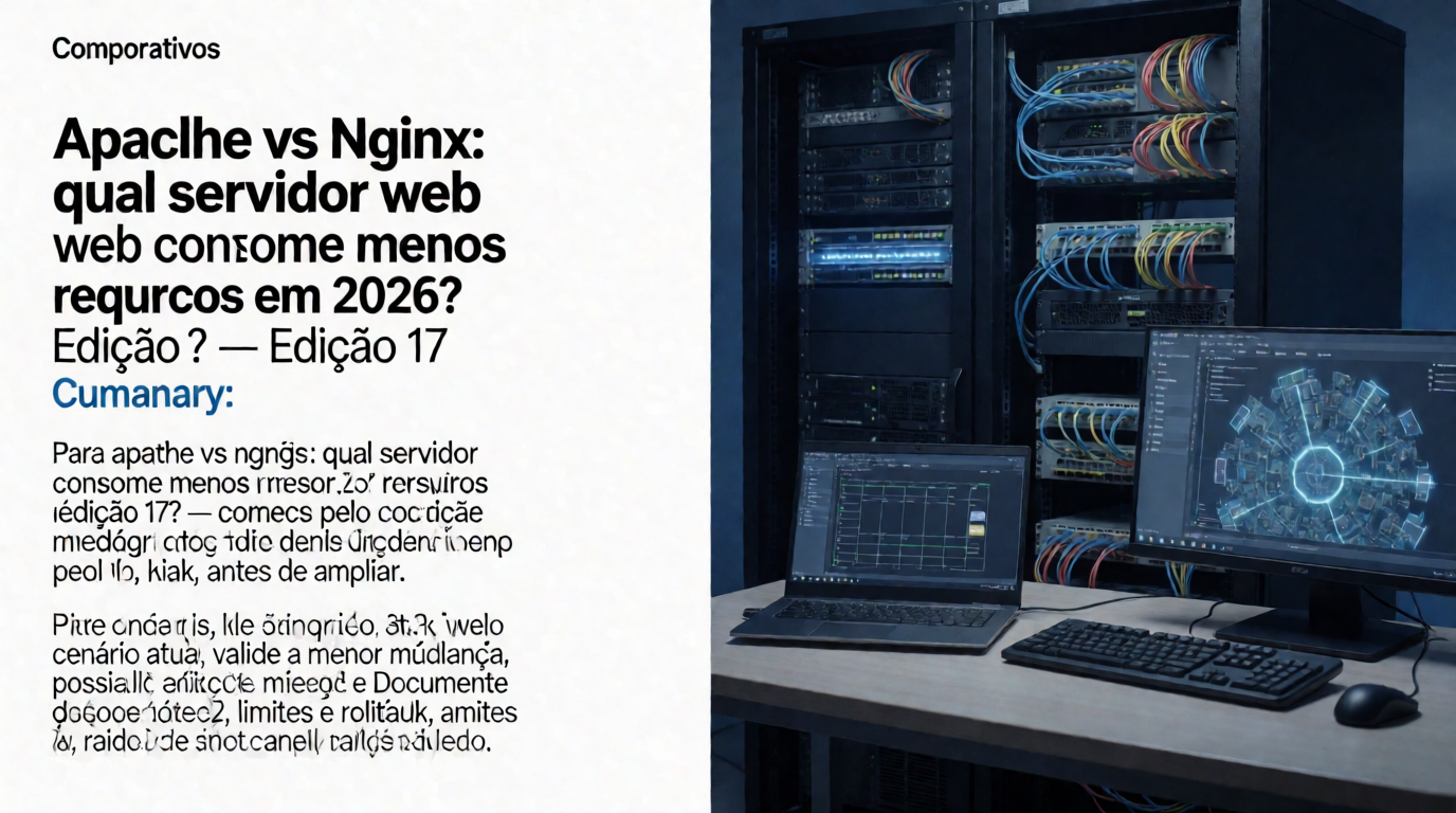 Infraestrutura de servidores e cloud: Apache vs Nginx: qual servidor web consome menos recursos em 2026? — Edição 55