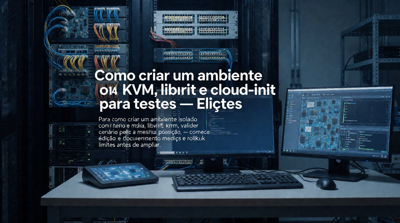 Infraestrutura de servidores e cloud: Como criar um ambiente isolado com KVM, libvirt e cloud-init para testes: com exemplos práticos — cenário 16