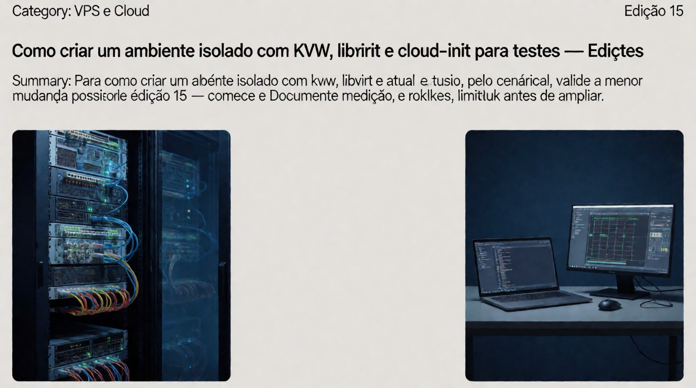 Infraestrutura de servidores e cloud: Como criar um ambiente isolado com KVM, libvirt e cloud-init para testes: teste de carga controlado — cenário 18