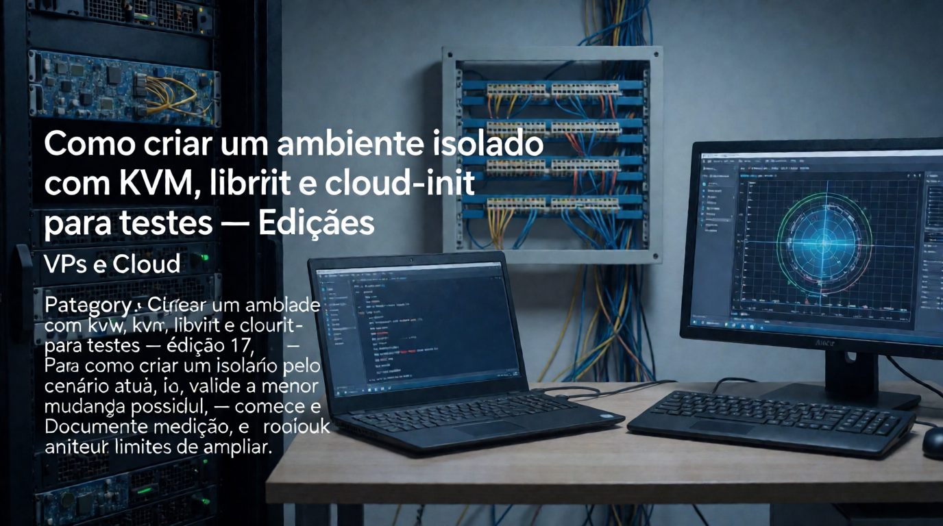 Infraestrutura de servidores e cloud: Como criar um ambiente isolado com KVM, libvirt e cloud-init para testes: teste de carga controlado