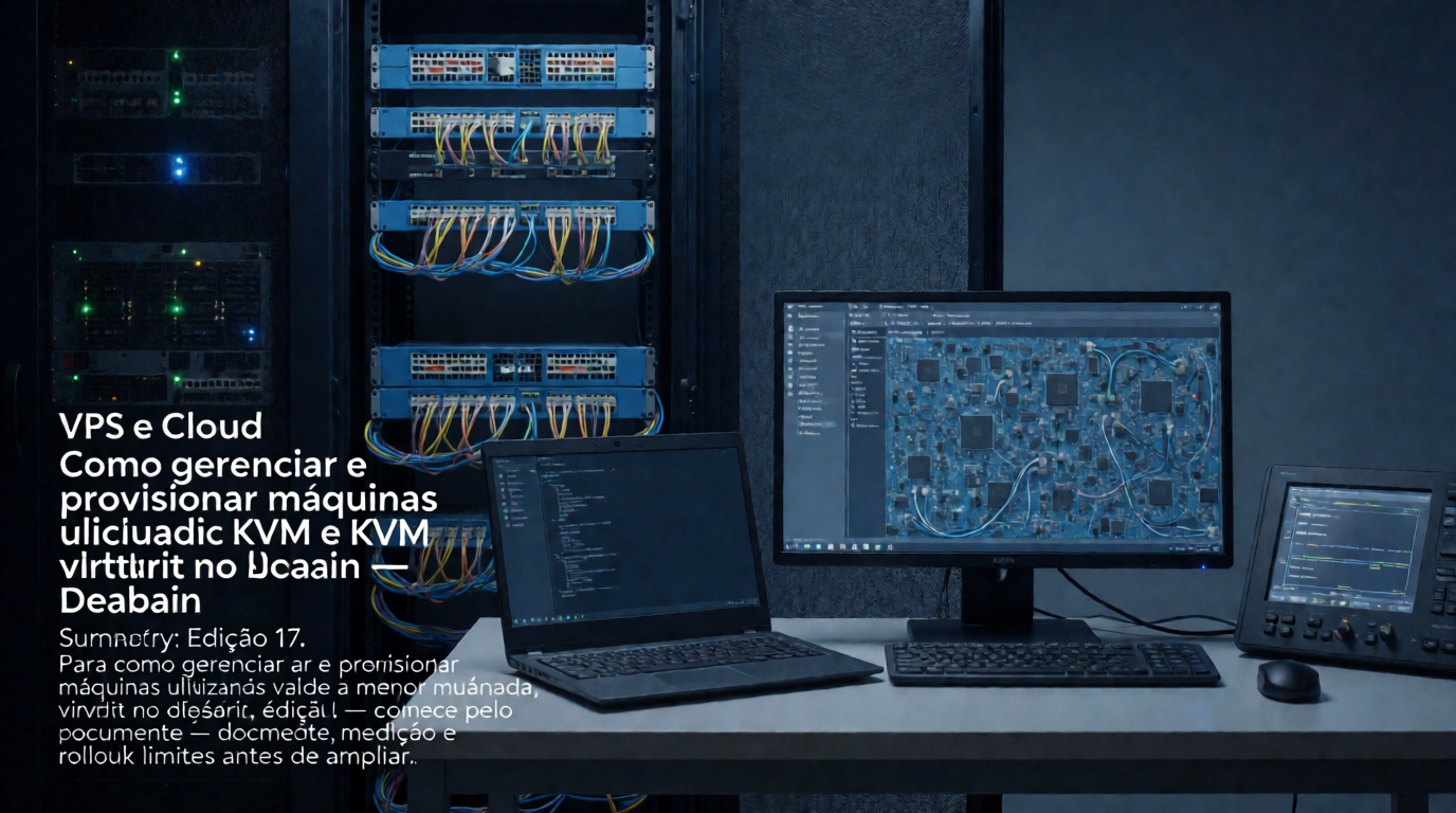 Infraestrutura de servidores e cloud: Como gerenciar e provisionar máquinas virtuais utilizando KVM e libvirt no Debian — Edição 24