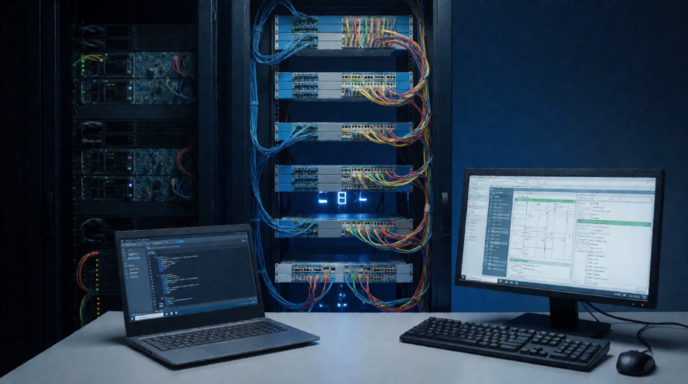 Capa editorial local sobre redes e segurança; tema: Guia prático para mitigar ataques DDoS e proteger sua VPS Linux — Edição 5
