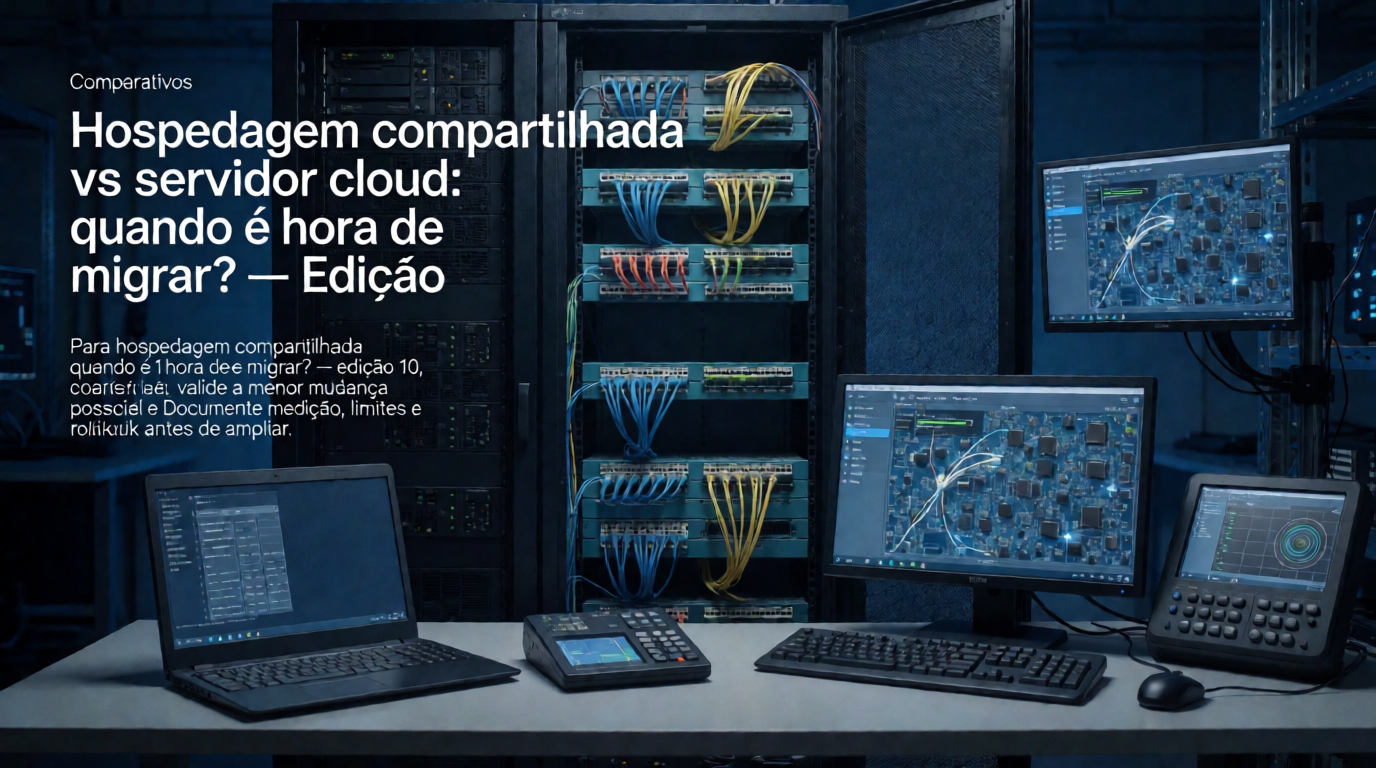 Infraestrutura de servidores e cloud: Hospedagem compartilhada vs servidor cloud: quando é hora de migrar?: com exemplos práticos